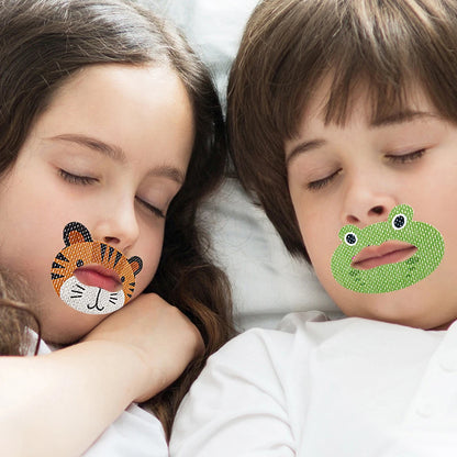 30 pegatinas antirronquidos de dibujos animados para niños