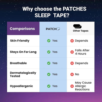 Cinta bucal para dormir, 30/60 unidades